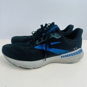 Brooks Launch GTS 8 Sneakers Running‎ Support Shoes Black Blue Size 9.5